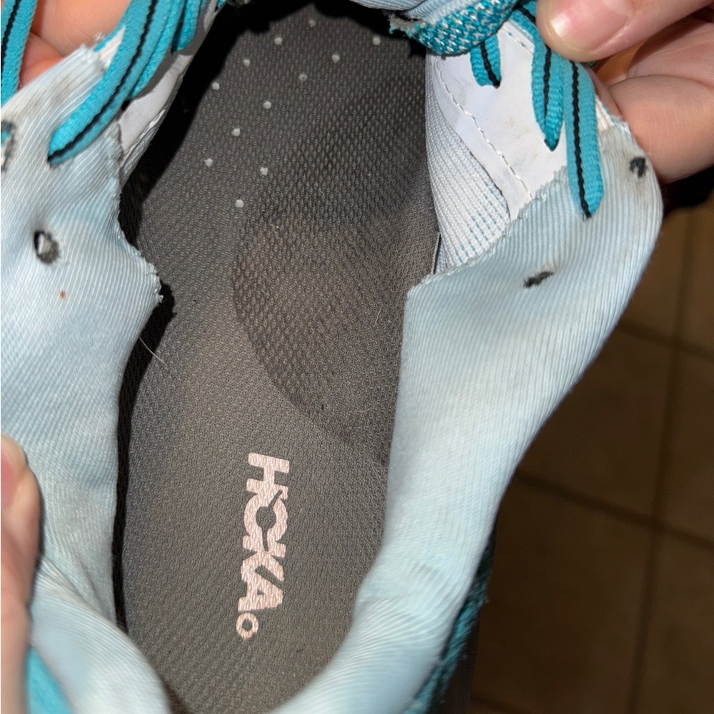 Hoka Teal Athletic Shoes - Picture 4 of 5